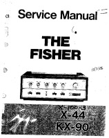 Fisher X-100-3 - Owners Manual 